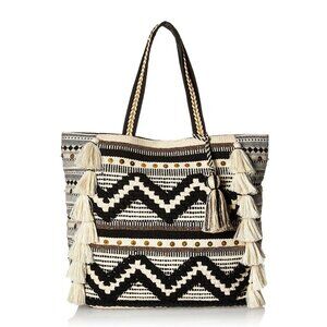 Steve Madden Raine Bohemian Patterned Fabric Tote